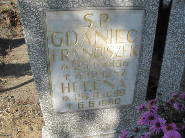 Helena Gdaniec 1899 Kokoszkowy - Grobonet - Wyszukiwarka osób pochowanych