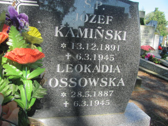 Leokadia Ossowska 1887 Kokoszkowy - Grobonet - Wyszukiwarka osób pochowanych