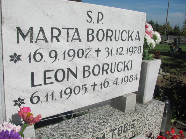 Marta Borucka 1907 Kokoszkowy - Grobonet - Wyszukiwarka osób pochowanych