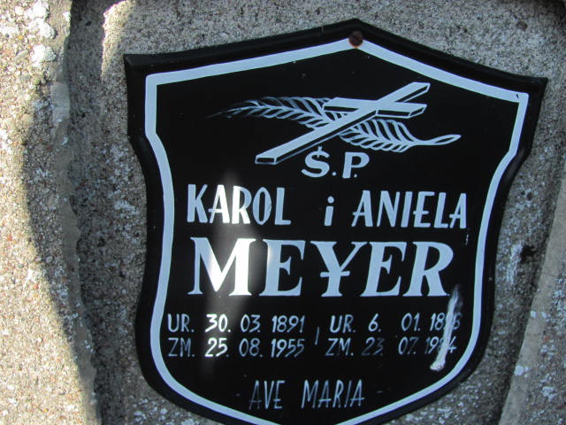 Karol Meyer 1891 Kokoszkowy - Grobonet - Wyszukiwarka osób pochowanych